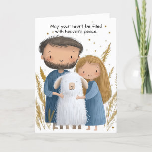 Hirtenliebe Weihnachtskarte Karte
