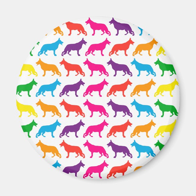 Hirtenmuster Magnet (Vorne)