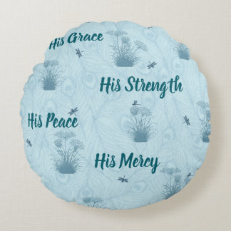 His Everything Queen Anne's Lace Rundes Kissen