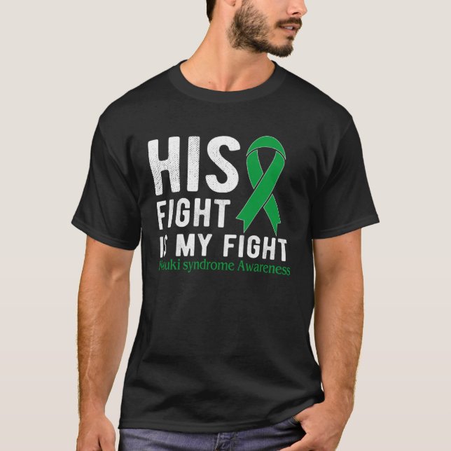His fight is my fight Kabuki Syndrome T-Shirt (Vorderseite)