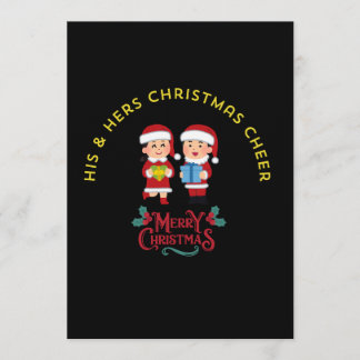 HIS & HERS CHRISTMAS CHEER EINLADUNG