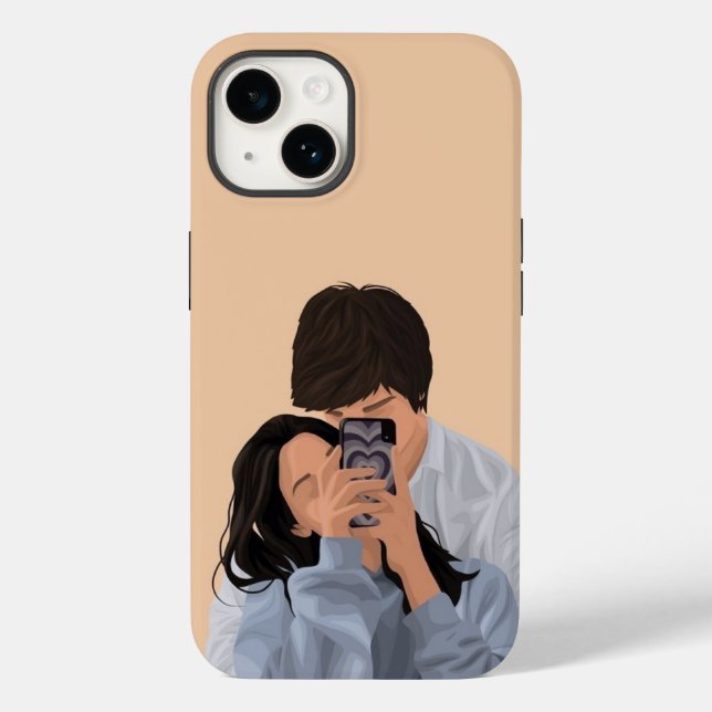 His & Hers | Romantische Handyhülle  Case-Mate iPhone Hülle (Rückseite)