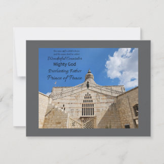 His Name is Wonderful Counselor Notecard Mitteilungskarte