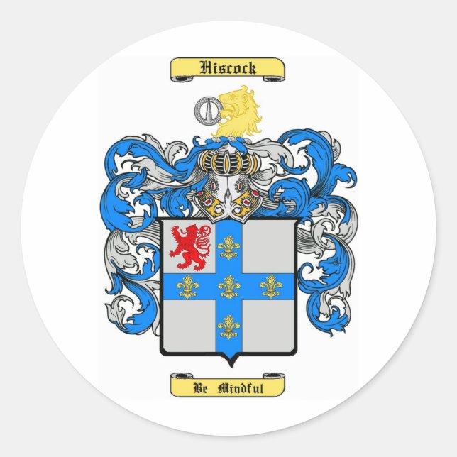 Hiscock Runder Aufkleber (Vorderseite)