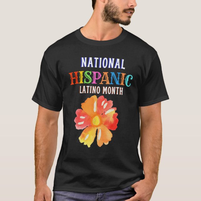 Hispanic Ceremony Month Prideful Latin Spanish Ami T-Shirt (Vorderseite)