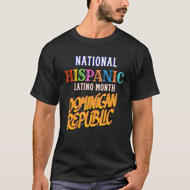 Hispanic Ceremony Month Prideful Latin Spanish Ami T-Shirt (Vorderseite)