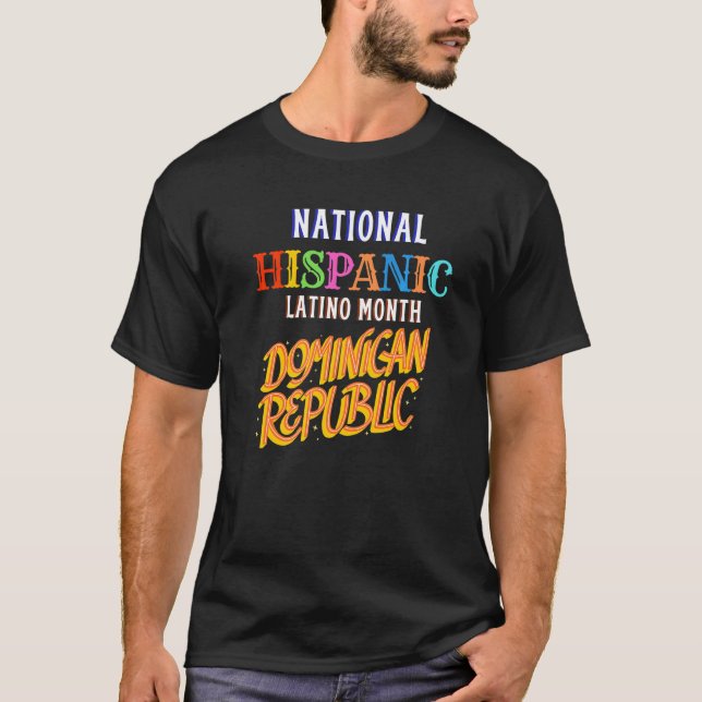 Hispanic Ceremony Month Prideful Latin Spanish Ami T-Shirt (Vorderseite)