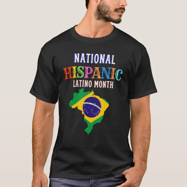 Hispanic Ceremony Month Prideful Latin Spanish Ami T-Shirt (Vorderseite)