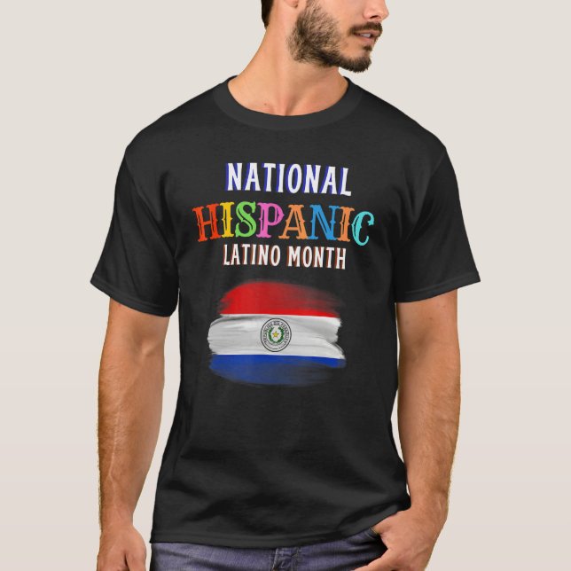 Hispanic Ceremony Month Prideful Latin Spanish Ami T-Shirt (Vorderseite)