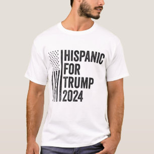 Hispanic für Trump 2024 - Amerikanische Patriotisc T-Shirt