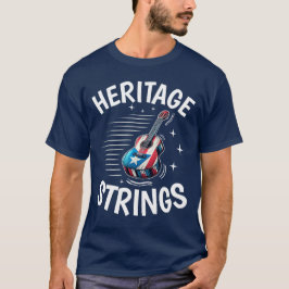Hispanic Heritage Guitar Strings T-Shirt