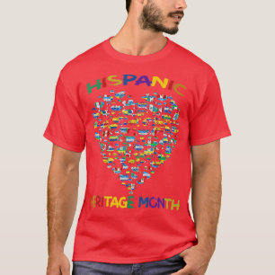 Hispanic Heritage Monat 2021 Alle Länder flaggen C T-Shirt