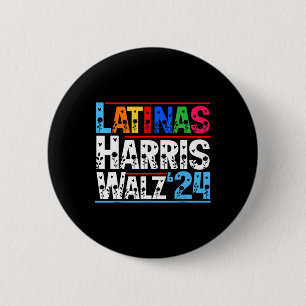 Hispanic Heritage Monat Blumenlatinas für Harris Button
