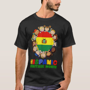 Hispanic Heritage Monat Bolivien Kinder Jungen Mäd T-Shirt