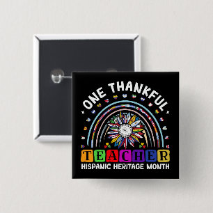 Hispanic Heritage Monat Eins Dankeswerter Lehrer L Button