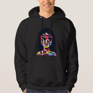 Hispanic Heritage Monat Flaggen Hispanic Girl Hoodie