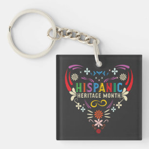 Hispanic Heritage Monat Hispanic Amerikaner Latino Schlüsselanhänger