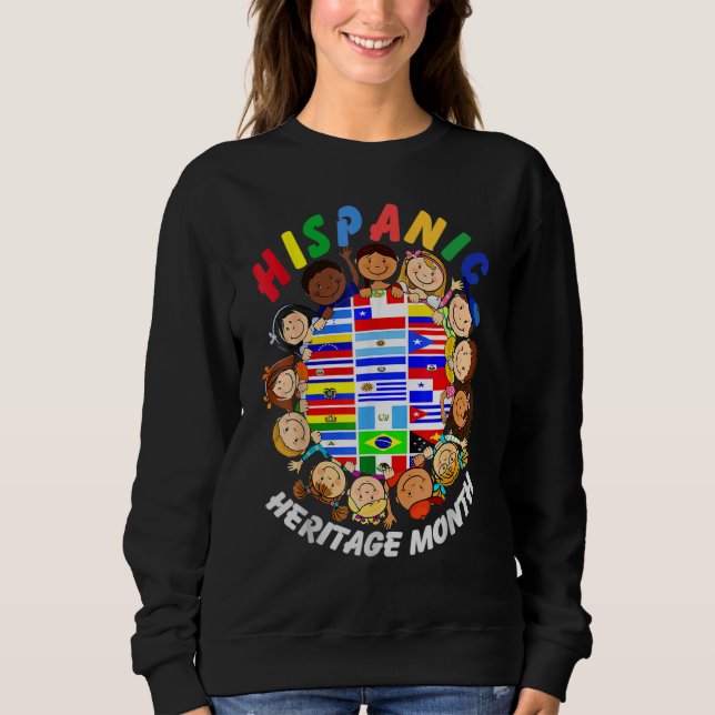 Hispanic Heritage Monat Kinder Junge Mädchen Klein Sweatshirt (Vorderseite)