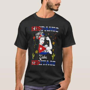 Hispanic Heritage Monat Kuba Unzerbrechliche Kuba T-Shirt
