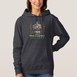 Hispanic Heritage Monat Latino Fahnen Sonnenblume  Hoodie