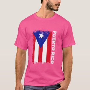 Hispanic Heritage Monat Puerto Rico Flag Boricua T-Shirt
