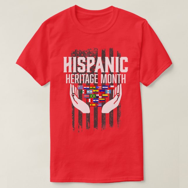 Hispanic Heritage Monat T-Shirt (Design vorne)
