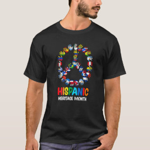 Hispanic Heritage Montag Shirt Alle Länder Frieden