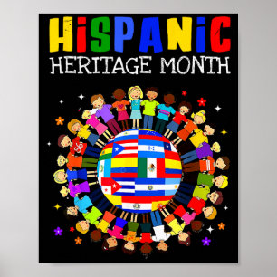 Hispanic Heritage Month Alle lateinamerikanischen Poster