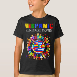 Hispanic Heritage Month Alle Lateinamerikanischen T-Shirt
