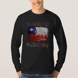 Hispanic Heritage Month Chile Flag Latino Chilenis T-Shirt