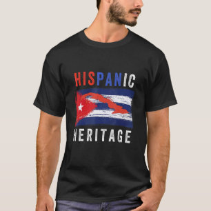 Hispanic Heritage Month Cuban Flag Kuba - Kuba Kar T-Shirt