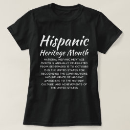 Hispanic Heritage Month Definition Shirt Celebrat