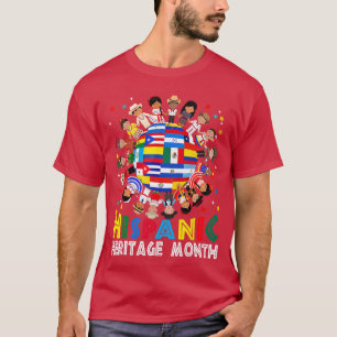 Hispanic Heritage Month Erde Kind Lateinamerikanis T-Shirt