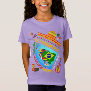 HISPANIC HERITAGE MONTH feiern Unisex Kinder T-Shirt