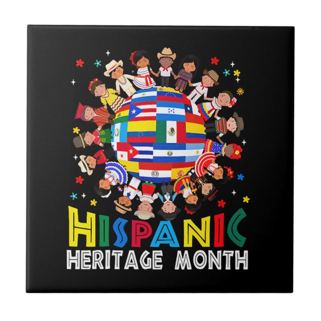 Hispanic Heritage Month Fliese (Vorderseite)