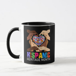 Hispanic Heritage Month Hände Herz Tasse