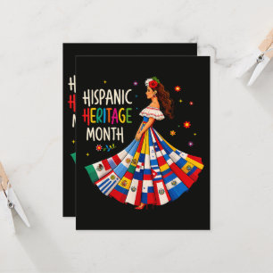 Hispanic Heritage Month Lateinamerikanische Länder Einladung