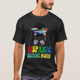 Hispanic Heritage Month Lateinamerikanische Länder T-Shirt