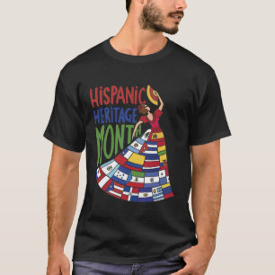 Hispanic Heritage Month Mexican Girl Latina T-Shirt