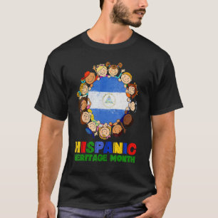 Hispanic Heritage Month Nicaragua Kinder Jungen Mä T-Shirt