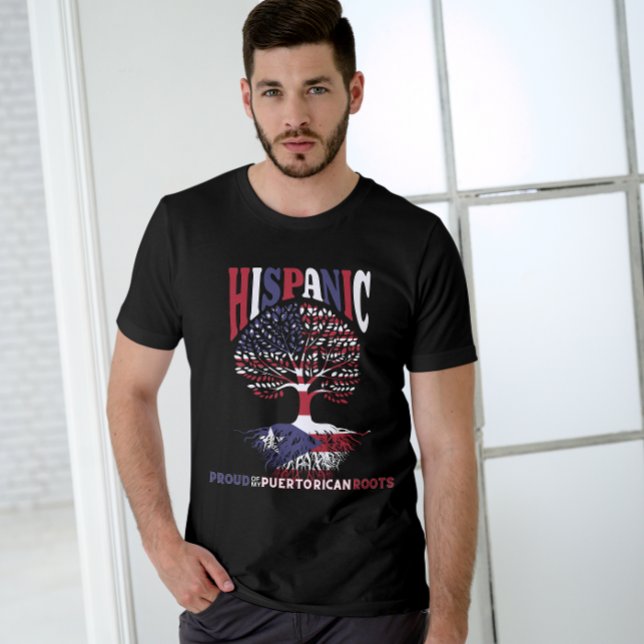 Hispanic Heritage Month Proud Puerto Rico T-Shirt (Von Creator hochgeladen)