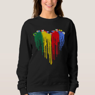Hispanic Heritage Month Stolz Latino Latina Männer Sweatshirt