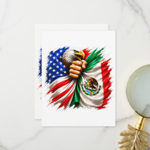 Hispanic Heritage Month USA Mexiko-Flagge Dankeskarte