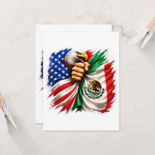 Hispanic Heritage Month USA Mexiko-Flagge Einladung