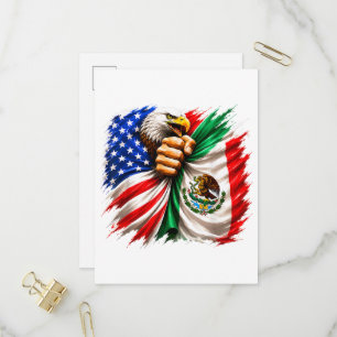 Hispanic Heritage Month USA Mexiko-Flagge Einladungspostkarte