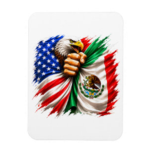 Hispanic Heritage Month USA Mexiko-Flagge Magnet