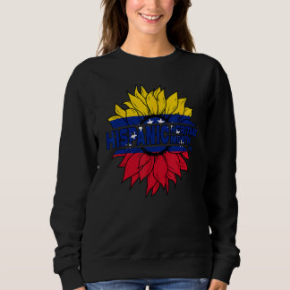 Hispanic Heritage Month Venezuela Flag Sunflower P Sweatshirt