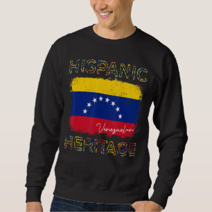 Hispanic Heritage Month Venezuela-Flagge Venezolan Sweatshirt