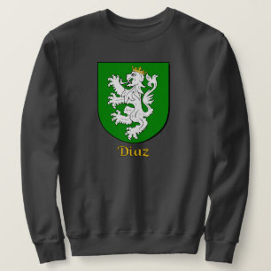 Hispanic-Nachname Diaz-Familienschild Sweatshirt