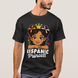 Hispanic Prinzessin Mädchen Bolivien und Paraguay T-Shirt